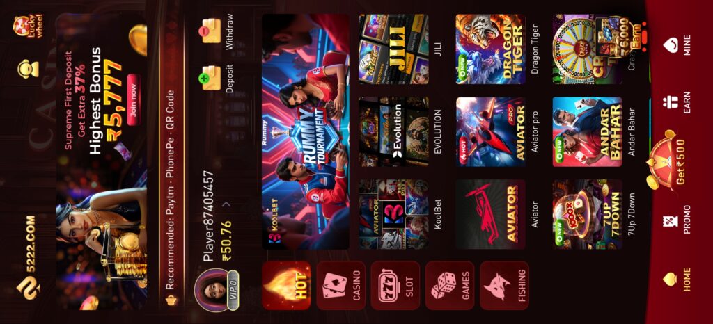 Lucky 5222 Game Download